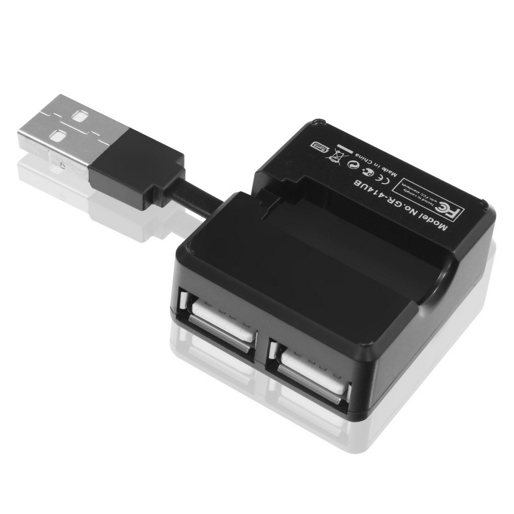 Картридер USB - Xaб Ginzzu GR-414UB (4USB 2.0)