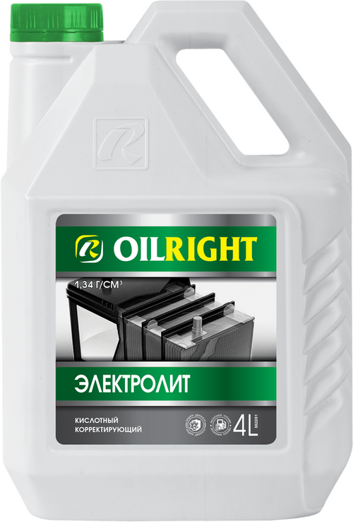 Электролит корректирующий Oilright, плотность 1,34, 4 л