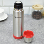 Термос 0,5л нерж с красной вставкой, Z-9085