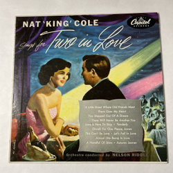 Винтажная виниловая пластинка LP Nat King Cole, Nat King Cole Sings For Two In Love (США 1957)