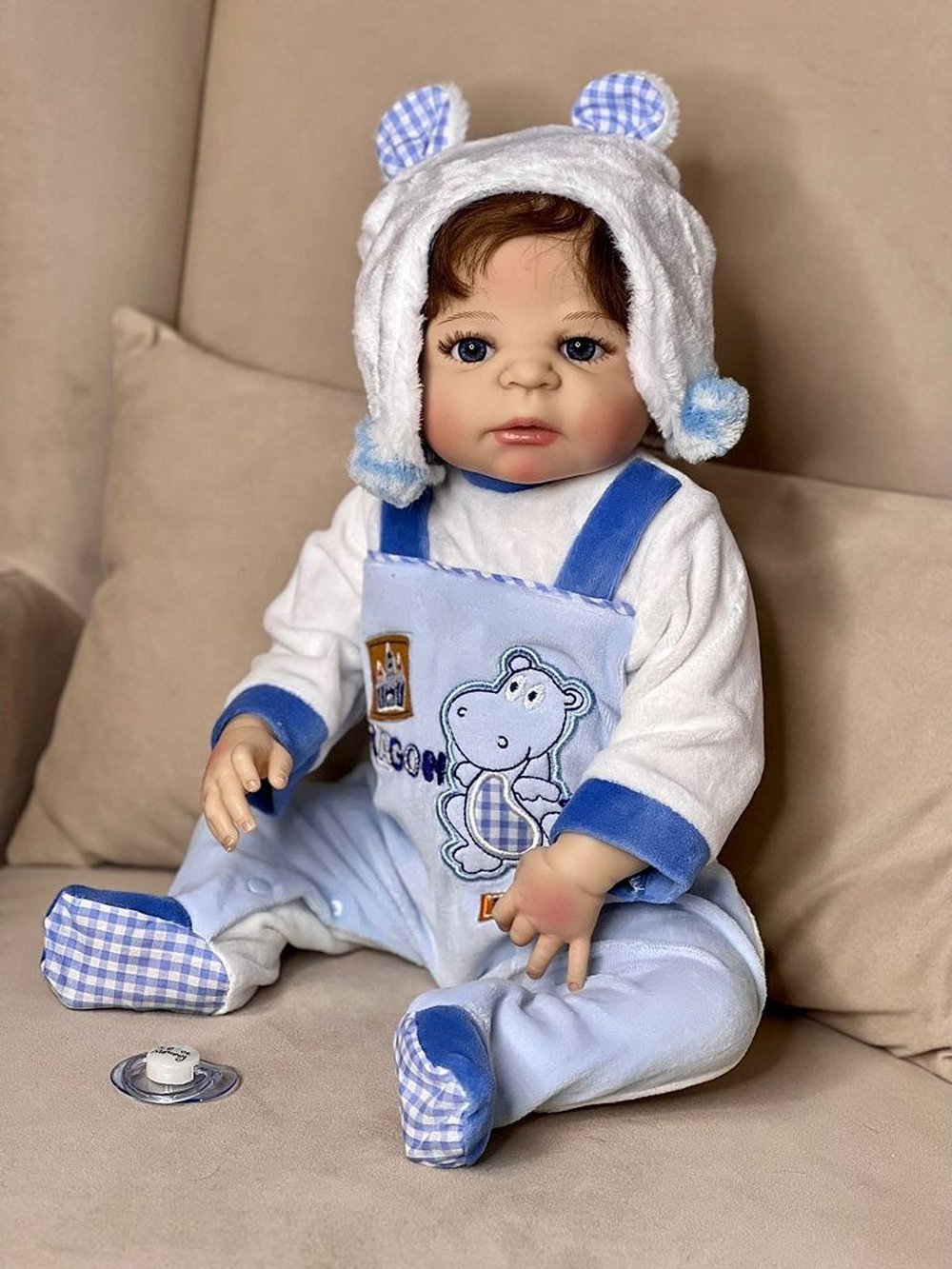 Кукла Реборн виниловая 48см в пакете (FA-067)