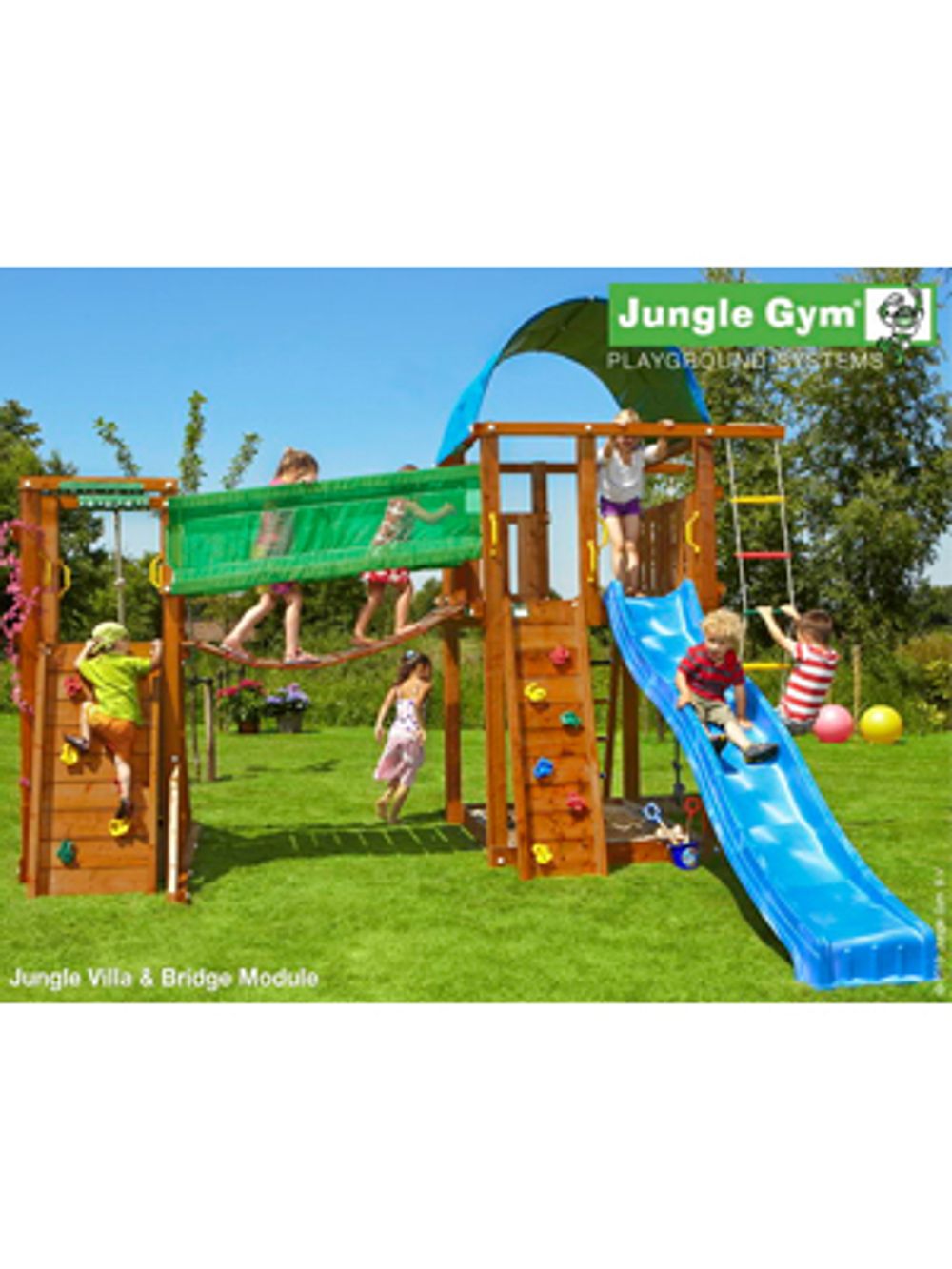 Детский городок Jungle Villa + BridgeModule