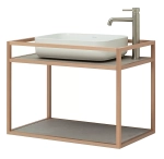 Консоль с раковиной Allen Brau Liberty 75 1.33001.60 медь