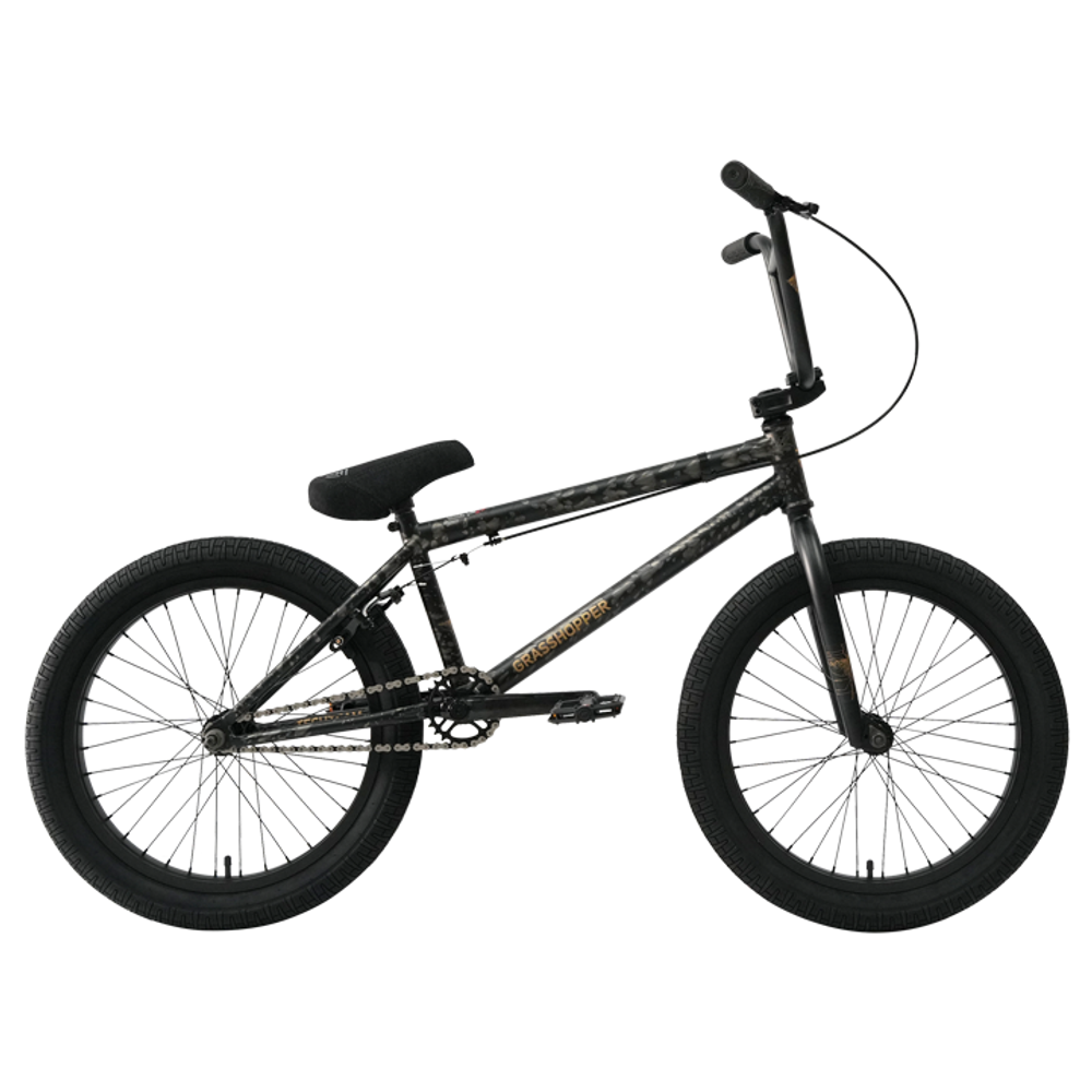 Велосипед TechTeam Grasshoper 20"х20,8" черный 2024