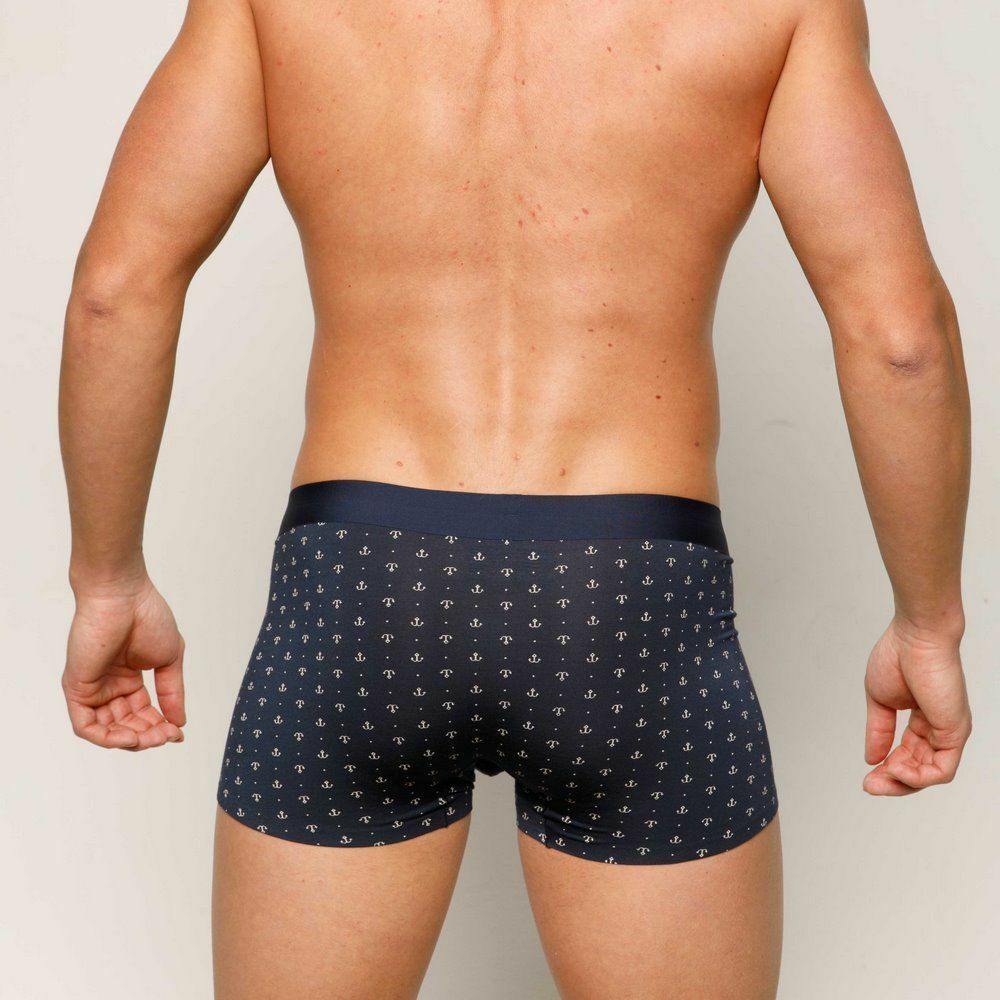 Мужские трусы боксеры темно-синие Sergio Dallini SD2902-2