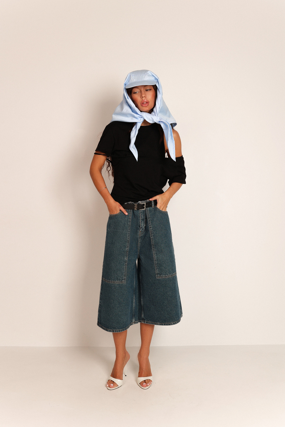 Бермуды из денима