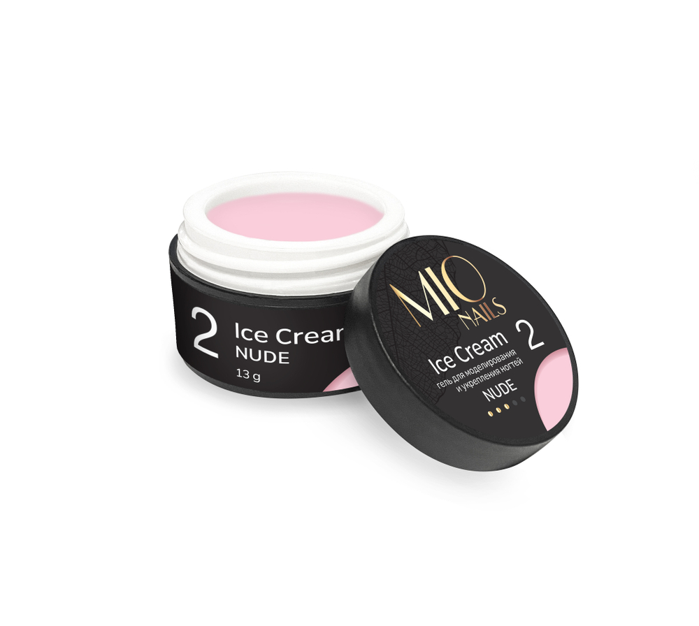 Гель MIO NAILS  "ICE CREAM GEL" - NUDE 02, 13 гр