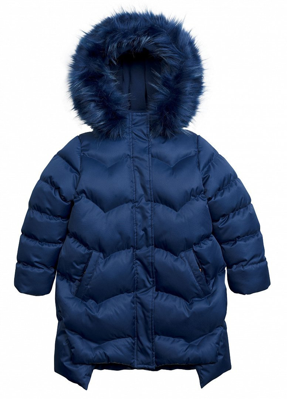 Pelican GZFW3080 пальто для девочек зимнее темно-синее