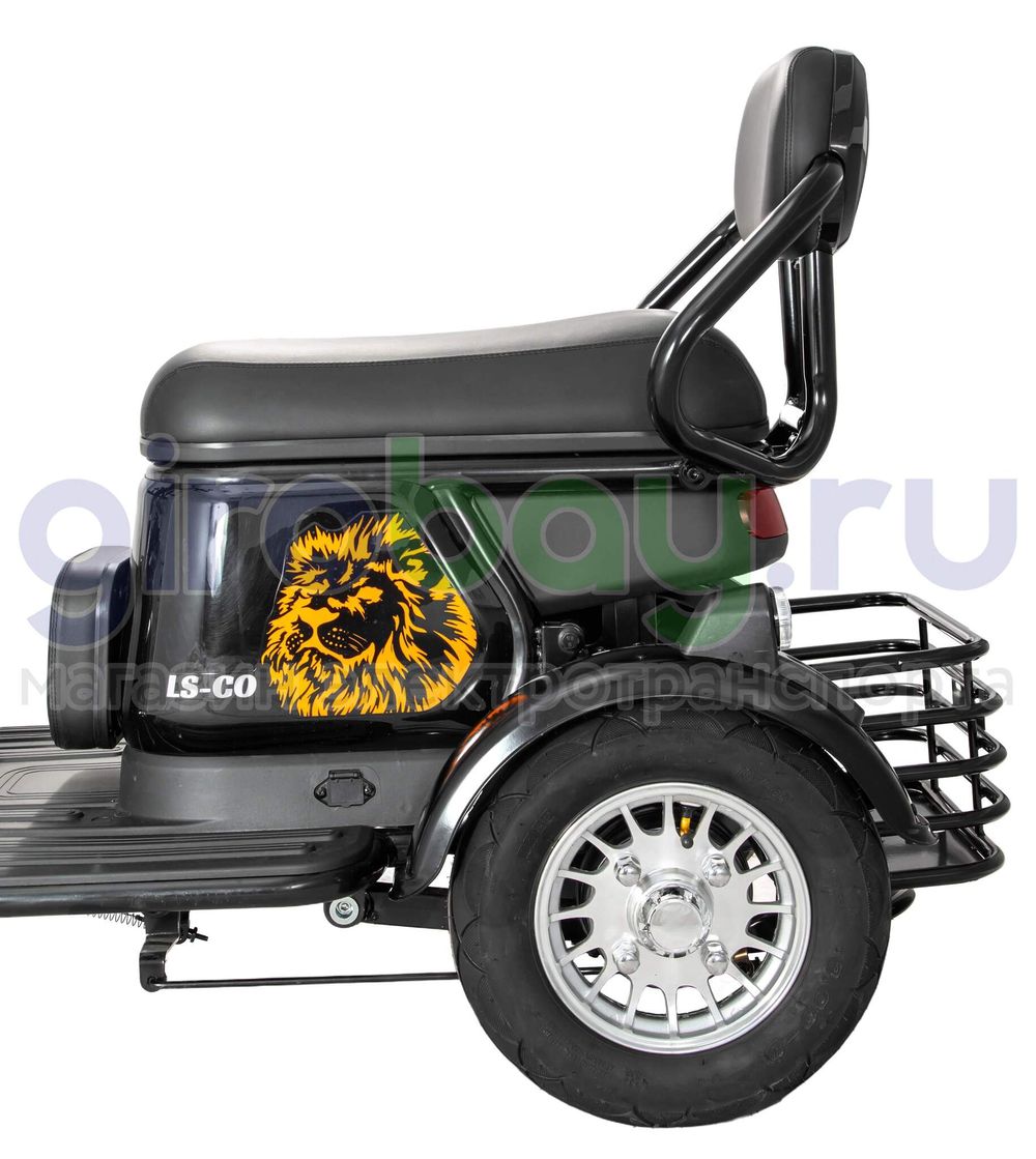 Электроскутер LS-CO A3 1000W (60V/20Ah) - Чёрный фото №14