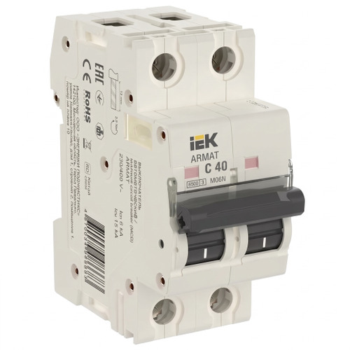 Авт. выкл. 2Р 40А 6кА С M06N ARMAT IEK