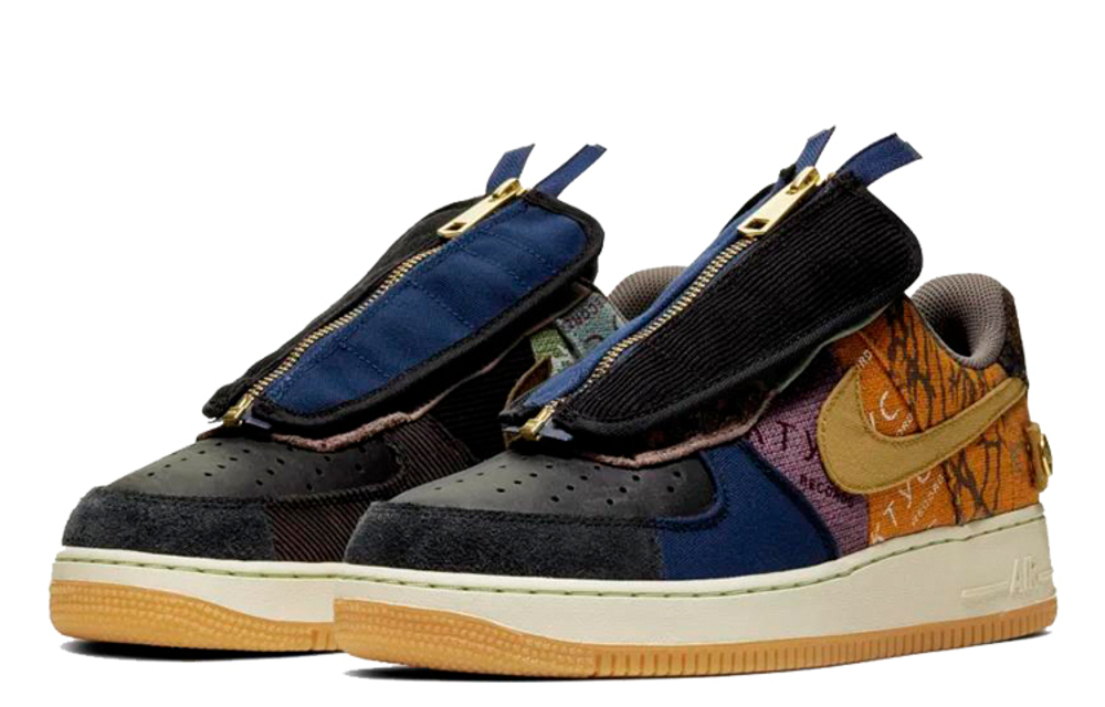 Кроссовки Travis Scott X Nike Air Force 1 Cactus Jack Ts