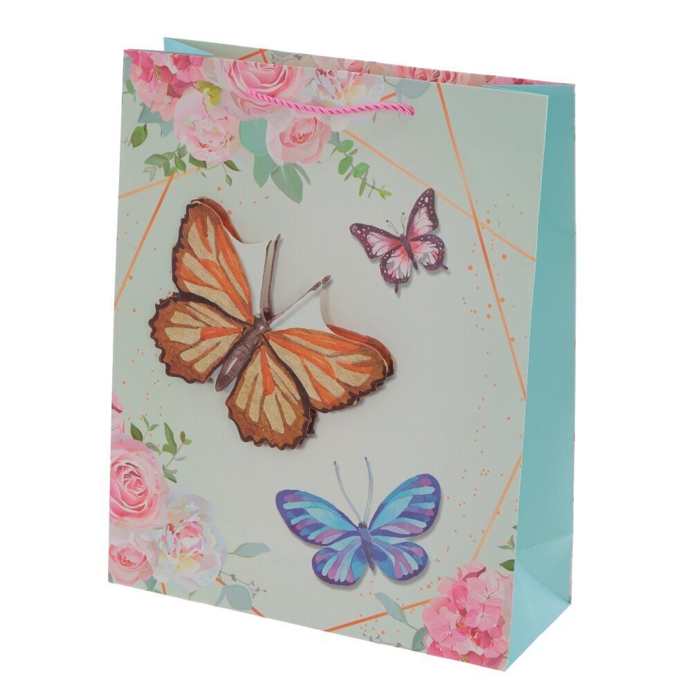 GAEM Пакет подарочный (бумага 210г/м2, блок микс 12шт), L26 W10 H32 см, 4в.