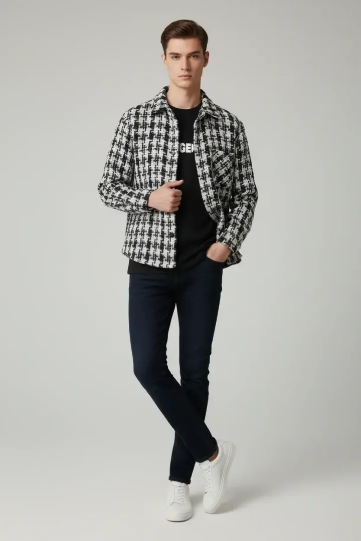 Плотная мужская рубашка «NORT»