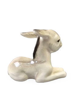 Фарфоровая статуэтка (миниатюра) "Ослик" ЛФЗ