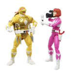 Фигурки Hasbro Lightning Collection Power Rangers X Teenage Mutant Ninja Turtles Collection Michelangelo Yellow and April Pink