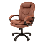 Кресло руководителя Chairman 668 экопремиум коричневый