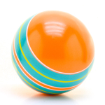 Мяч д. 100мм Серия "Полосатики" ручное окраш. (ленточки, тропинки)