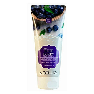 Пенка для умывания с экстрактом черники DR.CELLIO G70 Fruit Blueberry Foam Cleansing 100 мл