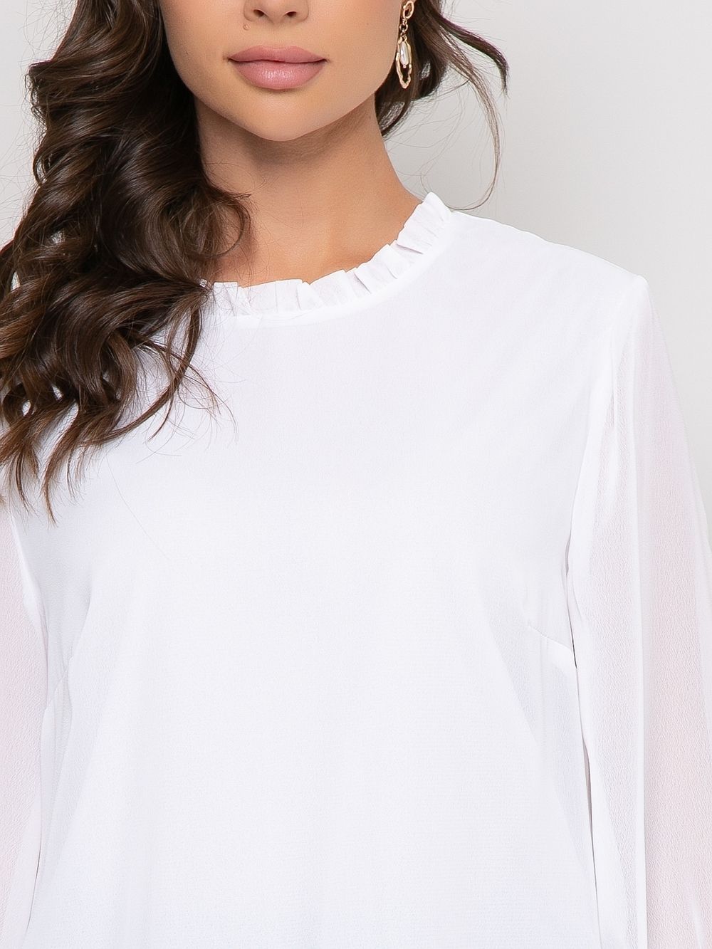 Блуза Очаровательный шифон(вайт) Diolche