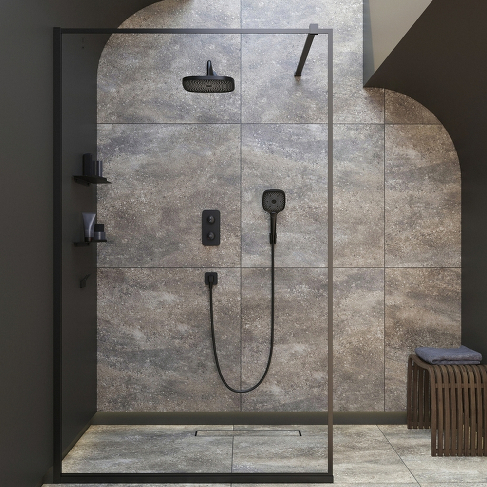 Лейка для душа IDDIS SPA3FSBi18 "SpaHome" 125мм, 3 режима, коробка, ЧЕРНЫЙ