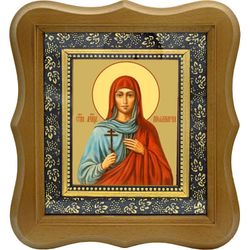 Аполлинария Святая мученица. Икона на холсте.