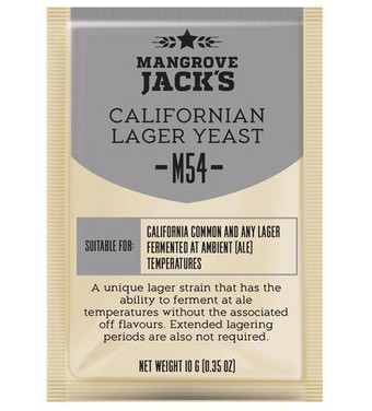 Пивные дрожжи Mangrove Jack's "Californian Lager M54", 10 г
