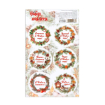 Набор наклеек "Венки" 16*9,5 см (6 шт)