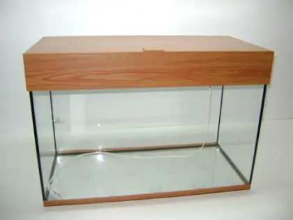 Аквариум прямоугольный с крышкой и подсветкой эконом