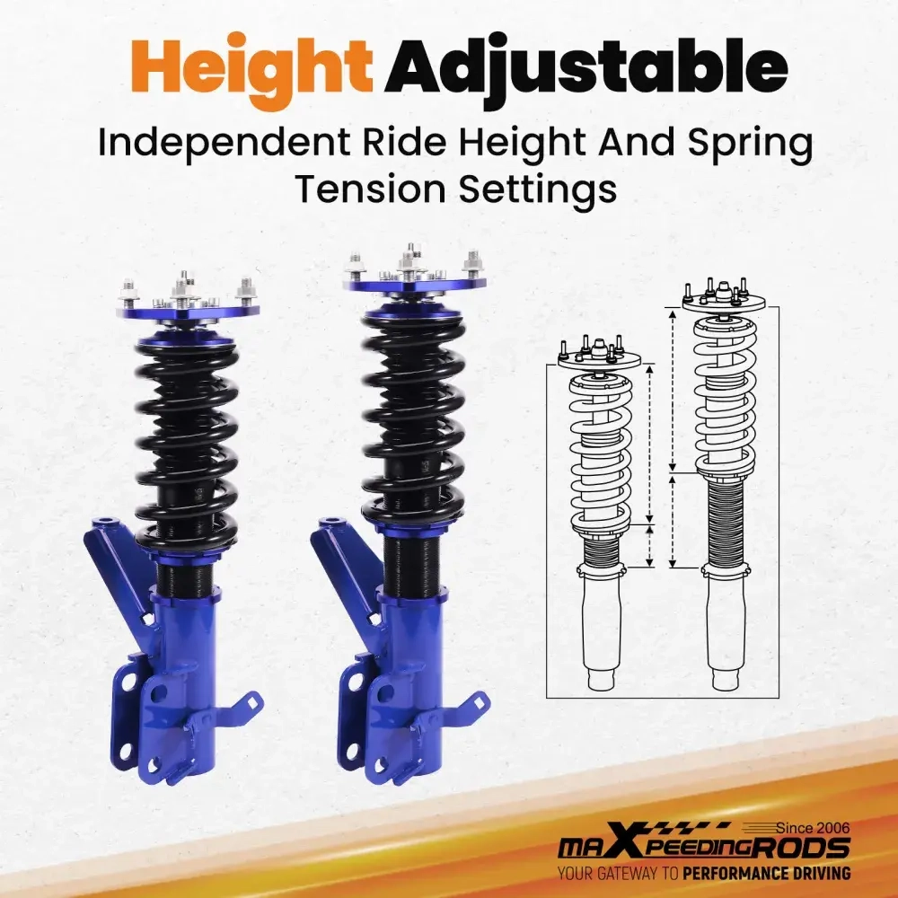 Complete Coilovers Set подходит для автомобиля Honda Civic EM2 2001 2002 2003 2004 2005 Adj. Height
