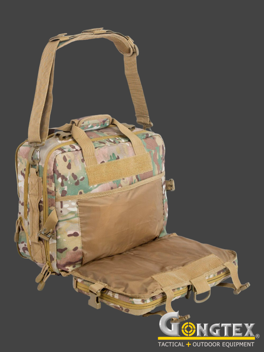 Сумка-рюкзак тактическая Gongtex Navigator Backpack, 18 л (0307). Мультикам