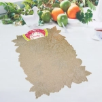 Салфетка на стол 30*45см «Кленовый лист» золото