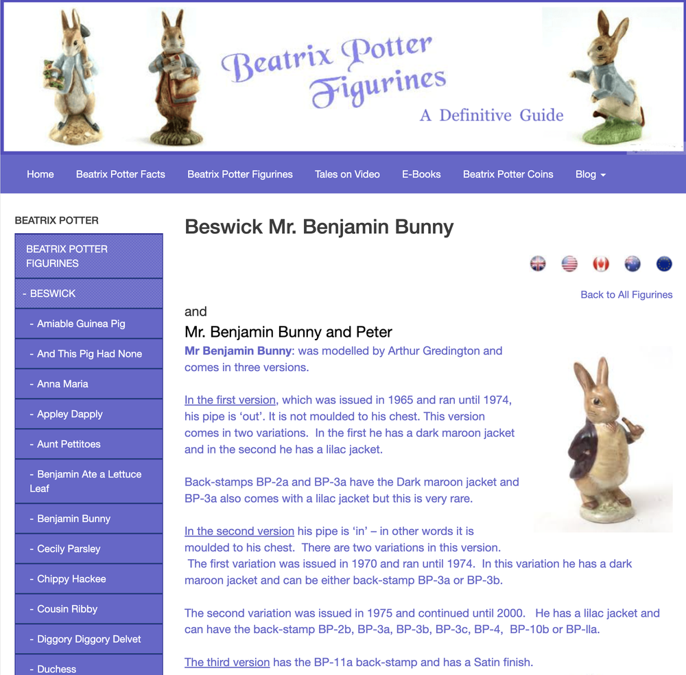 Статуэтка «Мистер Бенджамин Банни»