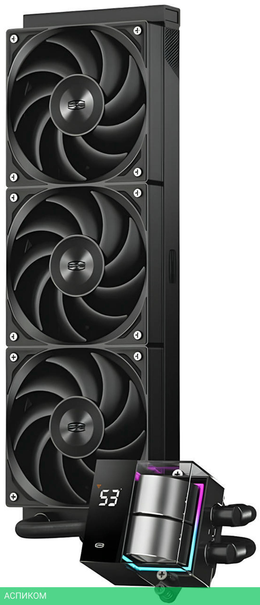 Система жидкостного охлаждения для процессора PCCooler DS360 BK черный (DS360-BKNWXX-GL)