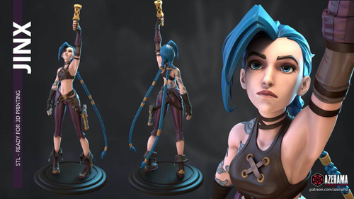 Jinx Джинкс League of Legends Лига Легенд lol Коллекционная Фигурка Аниме