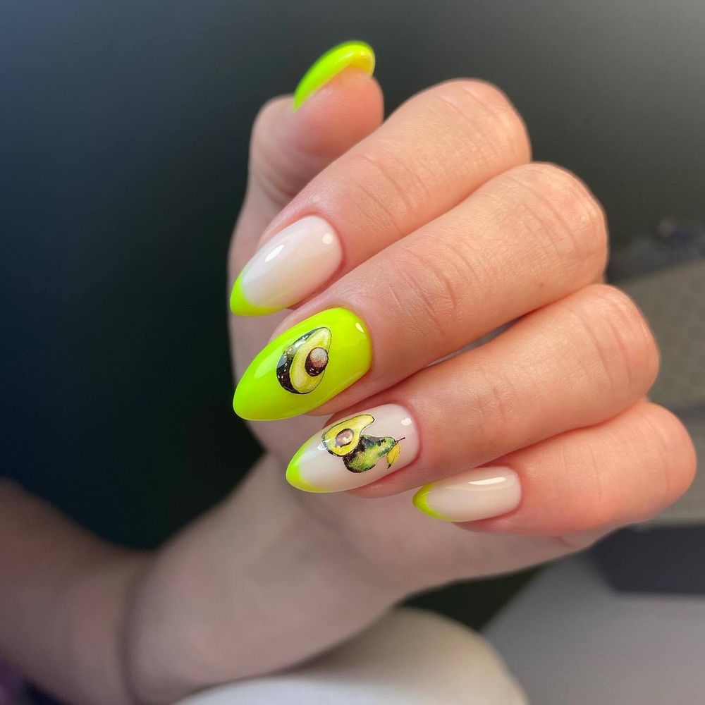 кислотный маникюр