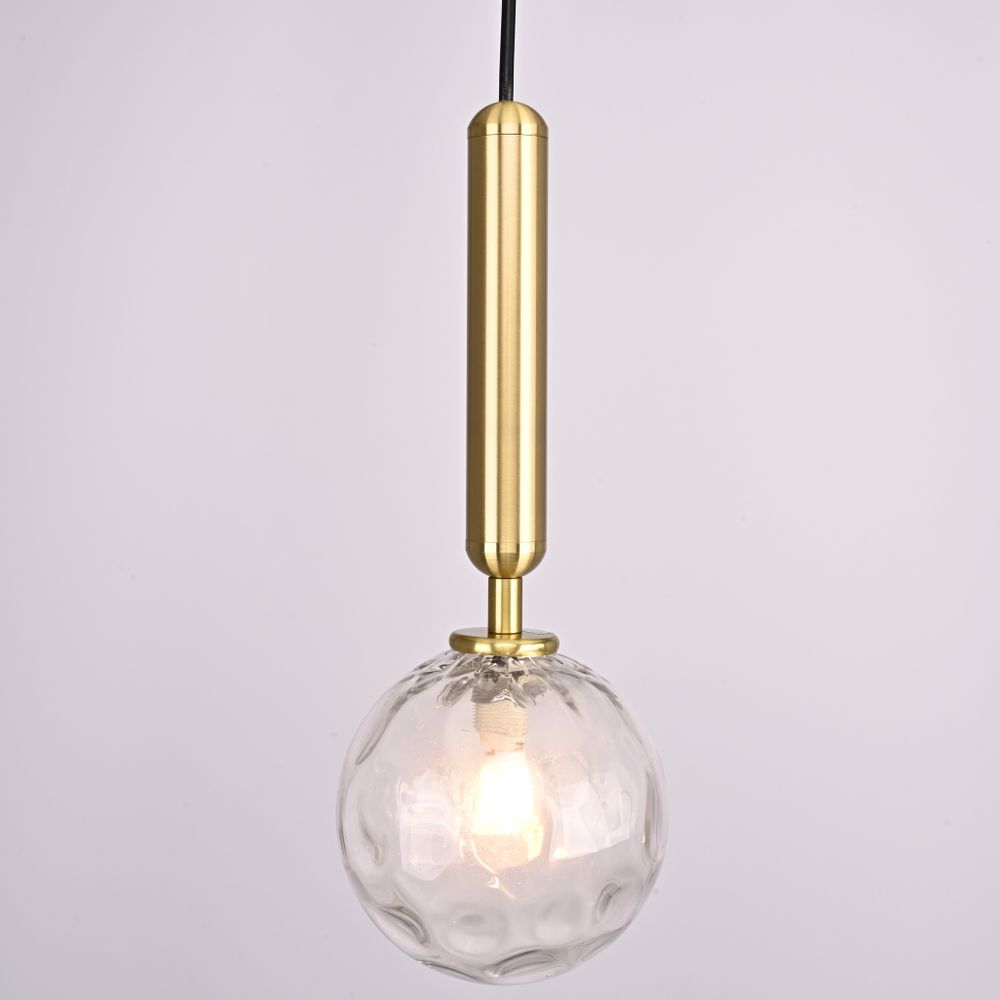 Подвесной светильник RAFFIN Gold/Transparent