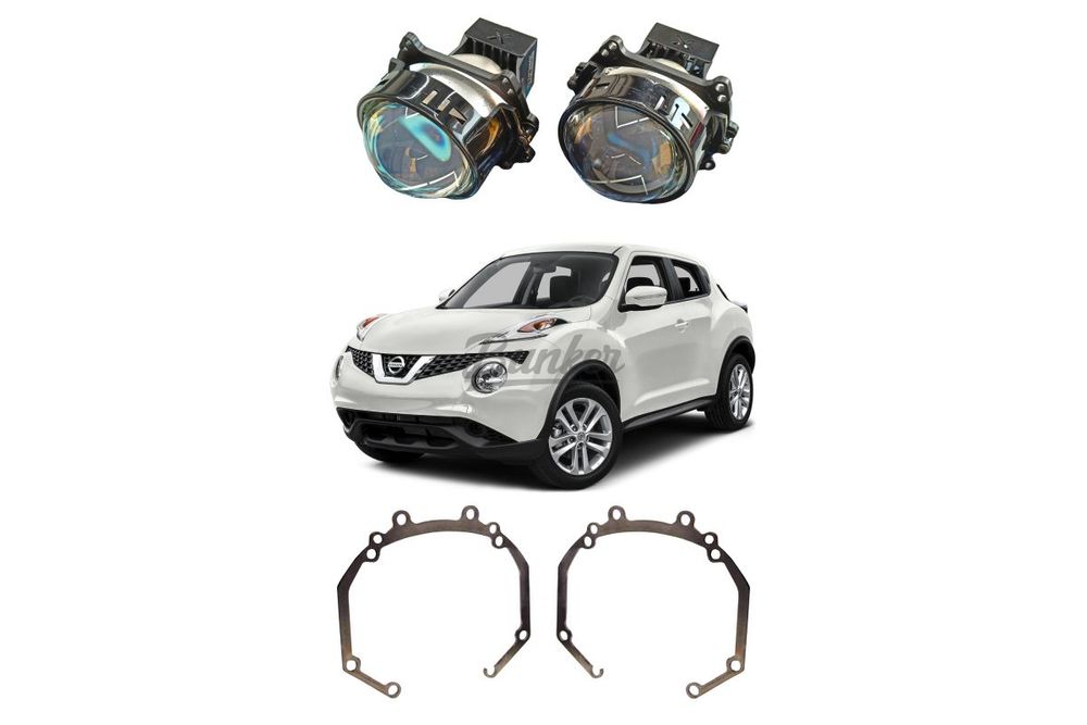 Комплект для замены штатных линз Nissan Juke I YF15 рестайлинг 2014-2019