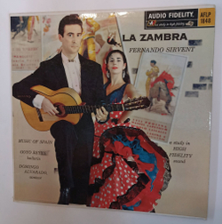 Винтажная виниловая пластинка LP Fernando Sirvent La Zambra (USA 1959)