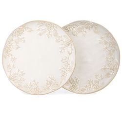НАБОР ТАРЕЛОК ОБЕДЕННЫХ КОЛЛЕКЦИЯ "PINE CONES", 2 ШТ. / 25*25*2,3 СМ