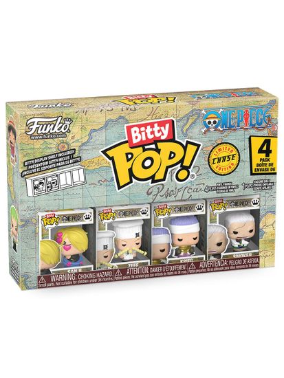 Набор Funko Bitty POP! One Piece Sanji+Zeff+Krieg+Chase (1 of 4) 4шт 86894 / Набор Битти ПОП! по мотивам вселенной "Ван Пис"