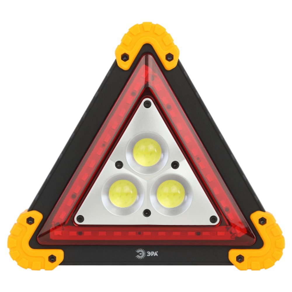 Фонарь автомобильный ЭРА AA-801 аккумуляторный, светодиодный, аварийный знак [15 Вт, COB+LED, power bank] | Автомобильные  фонари
