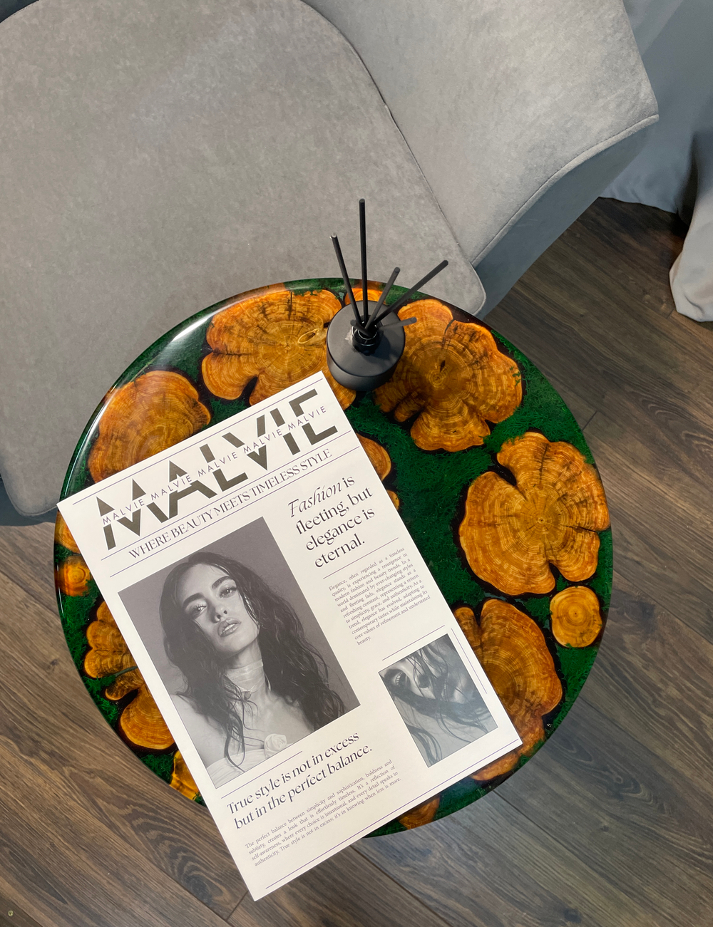 Стол журнальный "Каменный сад"