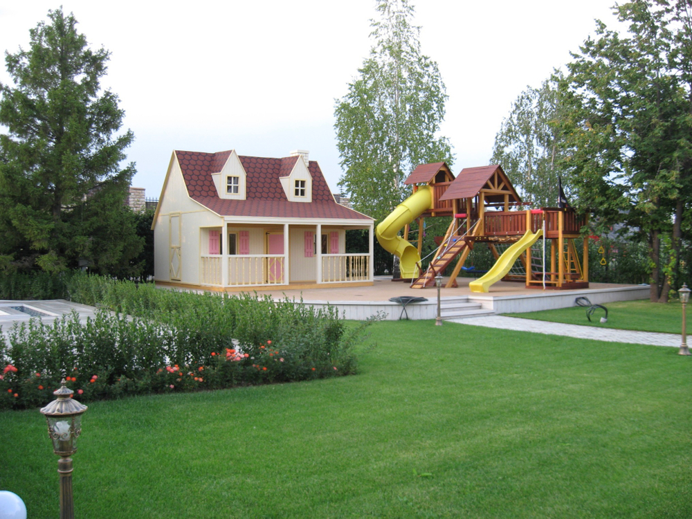 Деревянный игровой комплекс Савушка Lux - 15