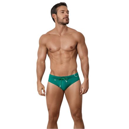 Мужские плавки зеленые Clever Moda MALIBU SWIMSUIT BRIEF 155610