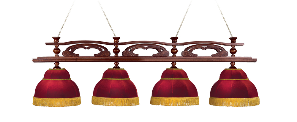 Лампа Венеция 4пл. ясень