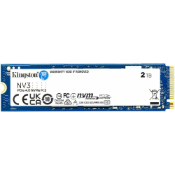 SSD диск Kingston SSD NV3, 2000GB, M.2(22x80mm), NVMe, PCIe 4.0 x4, 3D TLC SNV3S / 2000G