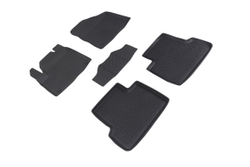 Резиновые коврики с высоким бортом для Jeep Cherokee V 2013-2023 Seintex.85770