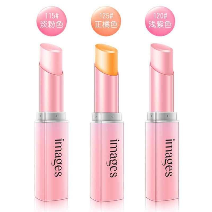 Бальзам для губ Images с легким оттенком, тон 120 нежный розовый