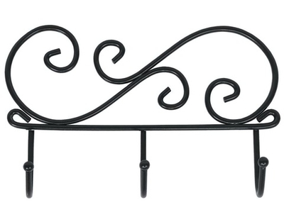 Вешалка "Кружева 3" черная