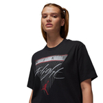 Баскетбольная женская футболка Jordan Flight Heritage T-Shirt Black